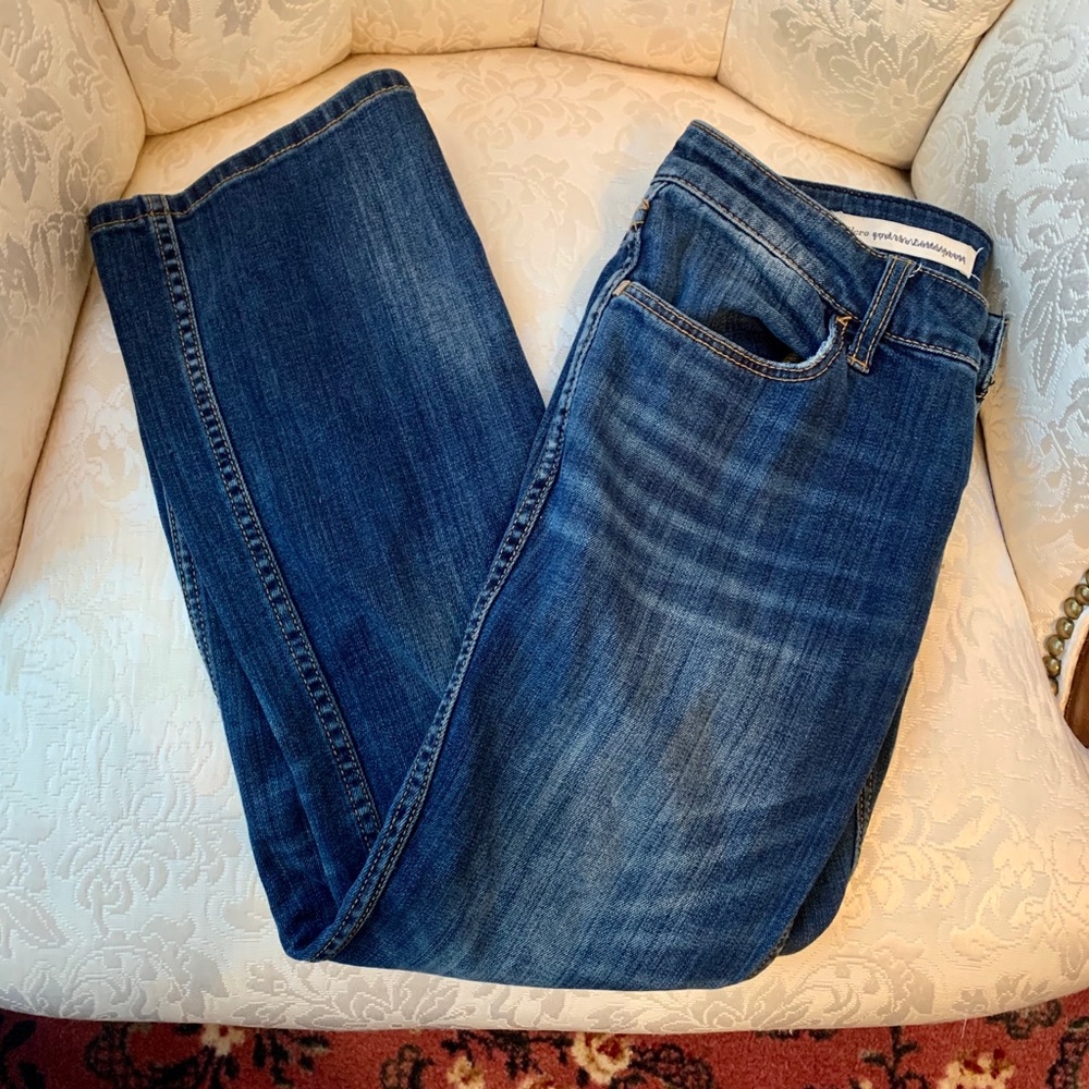 Pilcro and the Letterpress Cropped Jeans